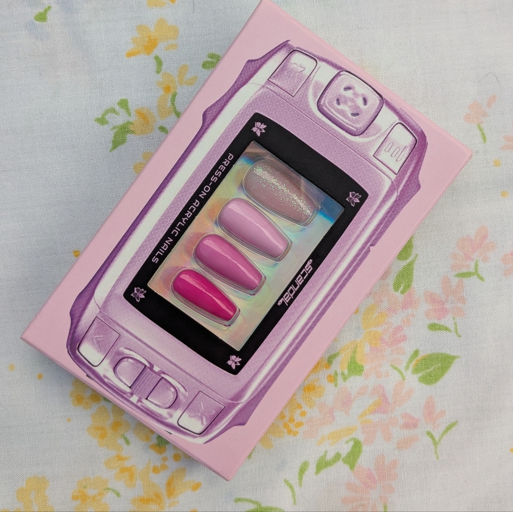 Scandal Beauty Pink nail set